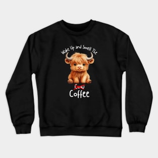 Highland Cow Coffee Mug Crewneck Sweatshirt